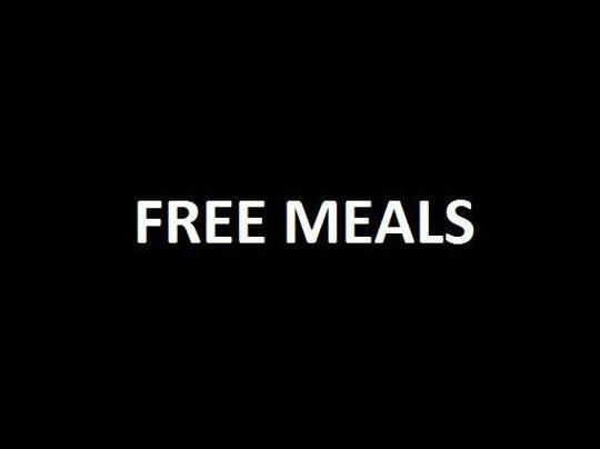 Option 2: Free meals